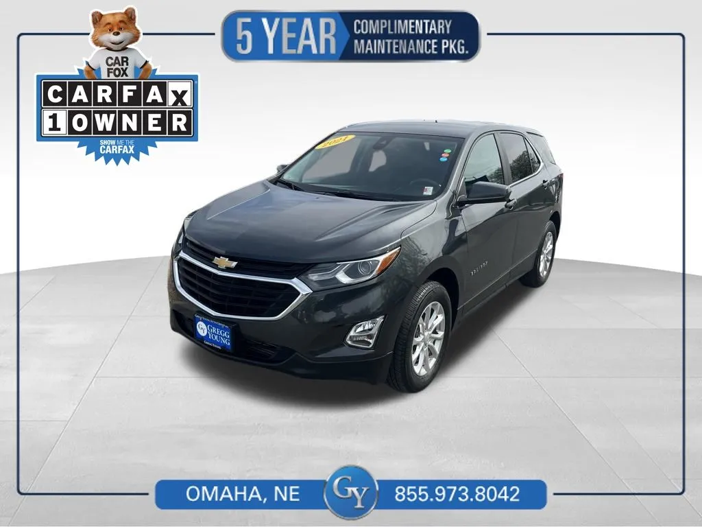 Gray 2021 Chevrolet Equinox LT for sale in Omaha, NE