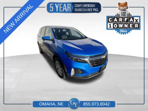 Blue 2024 Chevrolet Equinox LT for sale in Omaha, NE