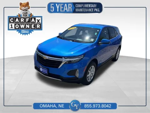 Blue 2024 Chevrolet Equinox LT for sale in Omaha, NE