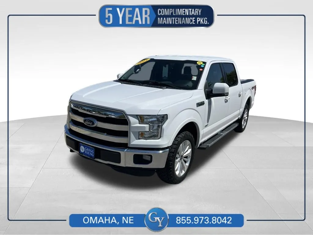 White 2015 Ford F-150 Lariat for sale in Omaha, NE