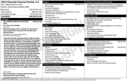 Photos of 2023 Chevrolet Traverse Premier for sale in Omaha, NE at Gregg Young Chevrolet of Omaha