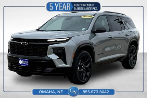 Gray 2026 Chevrolet Traverse RS for sale in Omaha, NE
