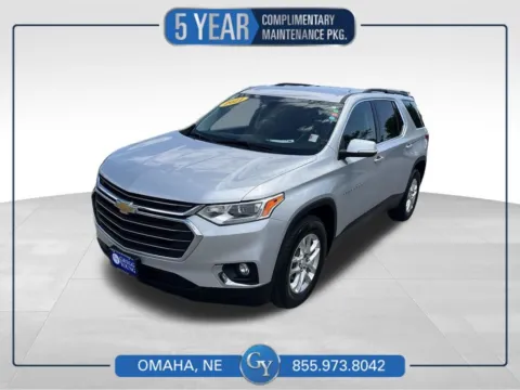Silver 2021 Chevrolet Traverse LT for sale in Omaha, NE