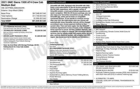 Photos of 2021 GMC Sierra 1500 AT4 for sale in Omaha, NE at Gregg Young Chevrolet of Omaha