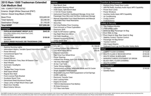 Photos of 2015 Ram 1500 Tradesman for sale in Omaha, NE at Gregg Young Chevrolet of Omaha