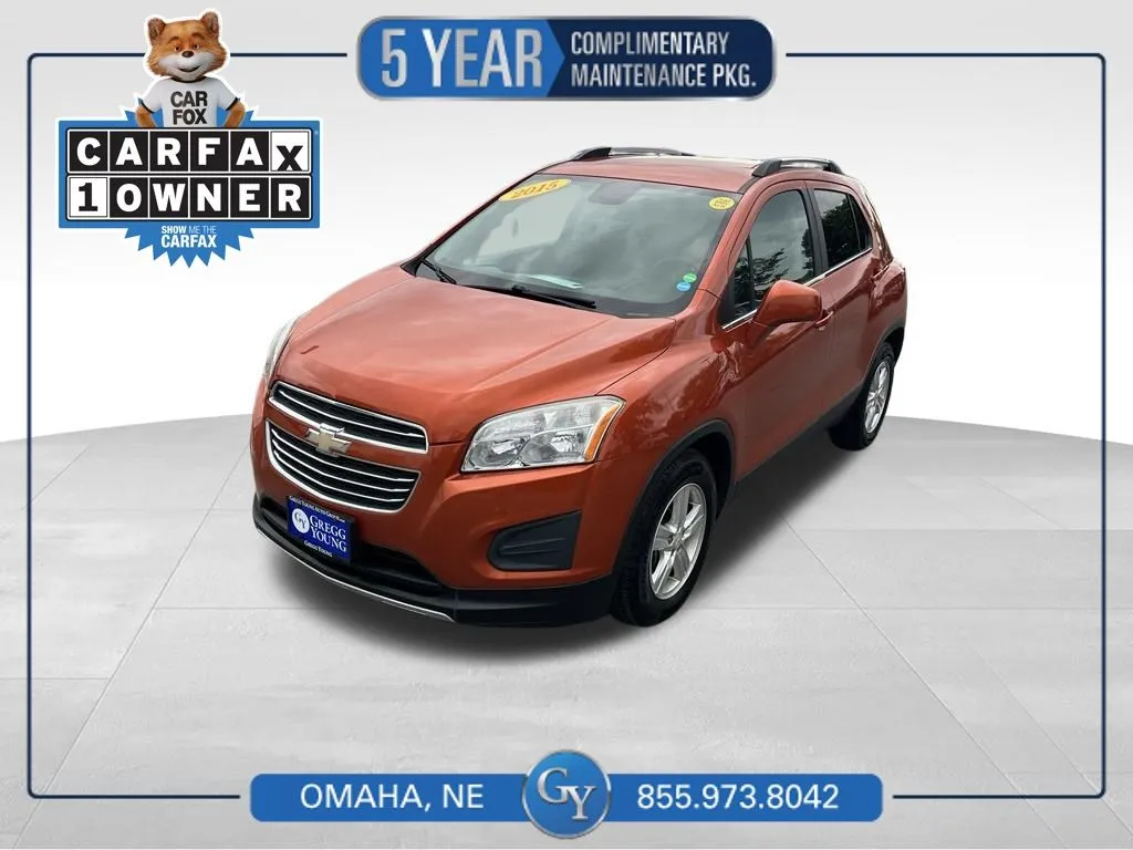 Orange 2015 Chevrolet Trax LT for sale in Omaha, NE