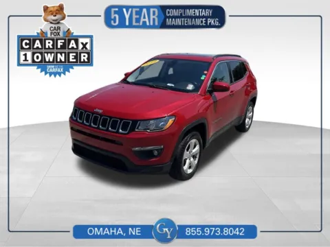 Red 2019 Jeep Compass Latitude for sale in Omaha, NE