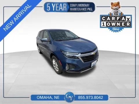 Blue 2024 Chevrolet Equinox LT for sale in Omaha, NE