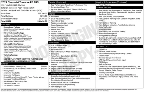 Photos of 2024 Chevrolet Traverse RS for sale in Omaha, NE at Gregg Young Chevrolet of Omaha