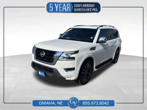 White 2023 Nissan Armada Platinum for sale in Omaha, NE