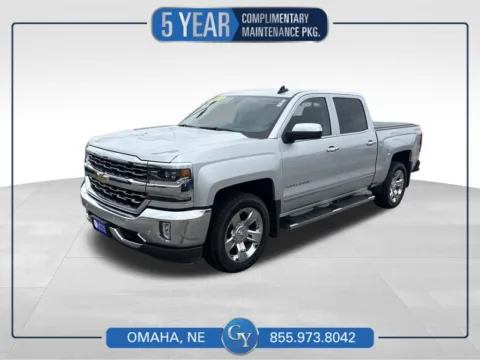 Silver 2017 Chevrolet Silverado 1500 LTZ for sale in Omaha, NE