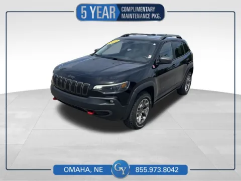Black 2021 Jeep Cherokee Trailhawk for sale in Omaha, NE