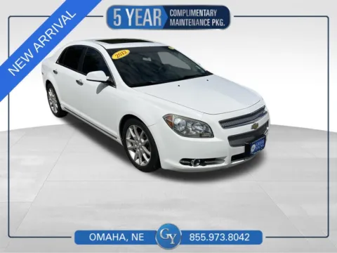 White 2012 Chevrolet Malibu LTZ for sale in Omaha, NE