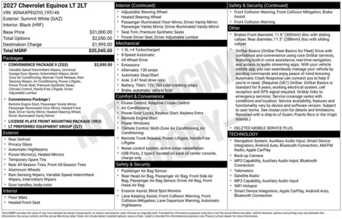 Photos of 2027 Chevrolet Equinox LT for sale in Omaha, NE at Gregg Young Chevrolet of Omaha