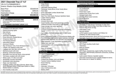 Photos of 2021 Chevrolet Trax LT for sale in Omaha, NE at Gregg Young Chevrolet of Omaha