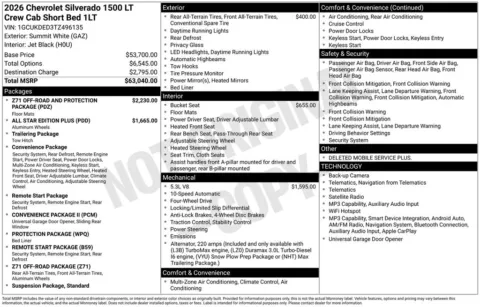 Photos of 2026 Chevrolet Silverado 1500 LT for sale in Omaha, NE at Gregg Young Chevrolet of Omaha