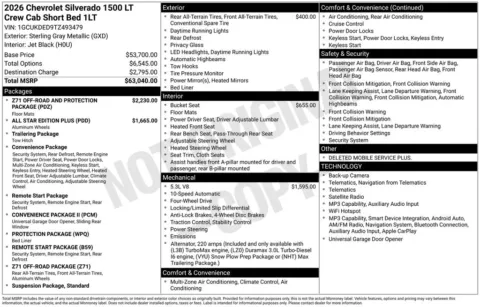 Photos of 2026 Chevrolet Silverado 1500 LT for sale in Omaha, NE at Gregg Young Chevrolet of Omaha