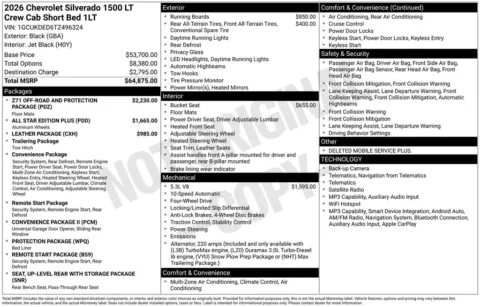Photos of 2026 Chevrolet Silverado 1500 LT for sale in Omaha, NE at Gregg Young Chevrolet of Omaha