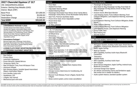 Photos of 2027 Chevrolet Equinox LT for sale in Omaha, NE at Gregg Young Chevrolet of Omaha