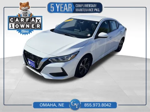 White 2022 Nissan Sentra SV for sale in Omaha, NE