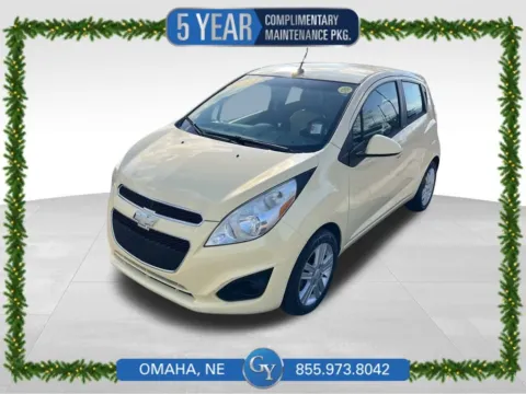Yellow 2014 Chevrolet Spark 1LT for sale in Omaha, NE