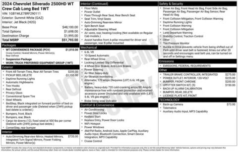 Photos of 2024 Chevrolet Silverado 2500HD Work Truck for sale in Omaha, NE at Gregg Young Chevrolet - Omaha