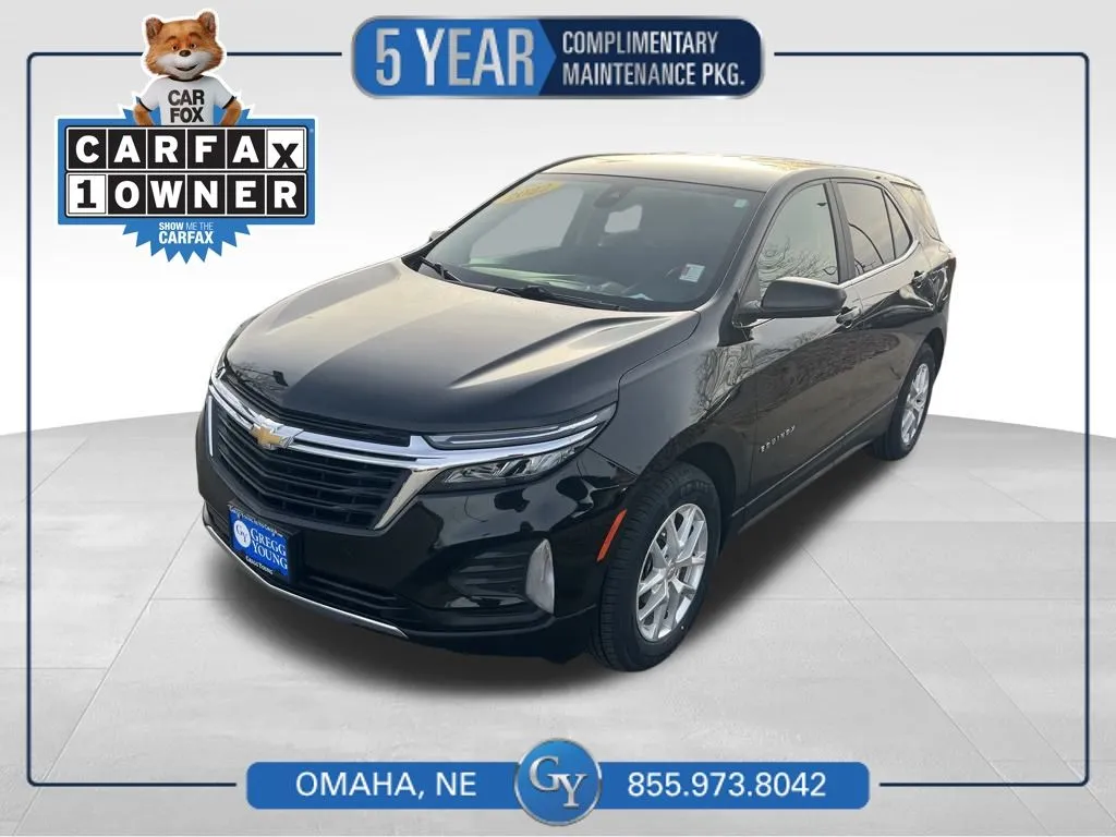 Black 2022 Chevrolet Equinox LT for sale in Omaha, NE