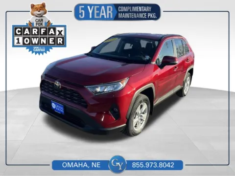Red 2021 Toyota RAV4 XLE for sale in Omaha, NE