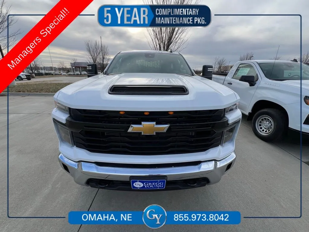 White 2025 Chevrolet Silverado 2500HD Work Truck for sale in Omaha, NE