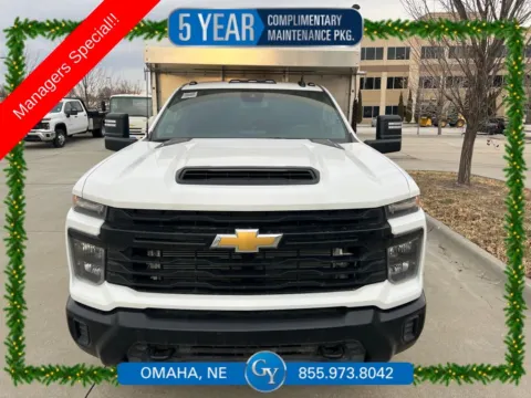 White 2025 Chevrolet Silverado 3500HD Work Truck for sale in Omaha, NE
