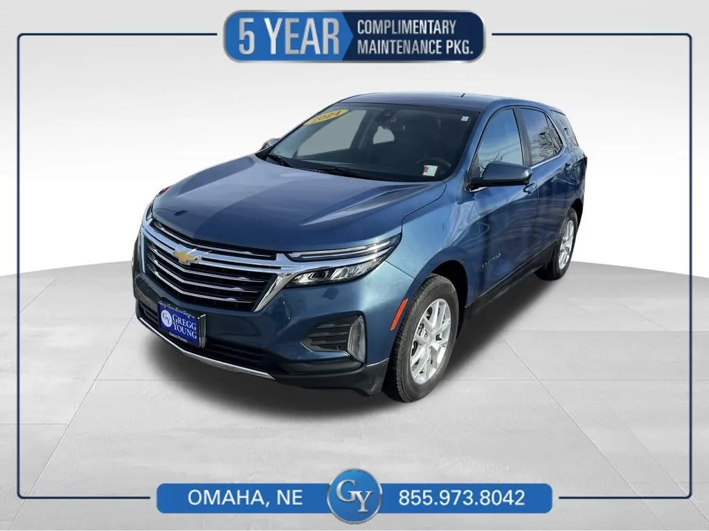 Blue 2024 Chevrolet Equinox LT for sale in Omaha, NE