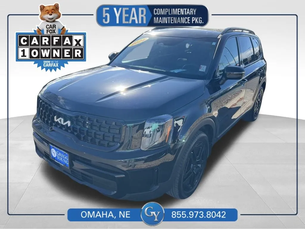 Black 2024 Kia Telluride EX X-Line for sale in Omaha, NE