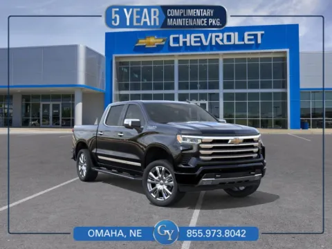 Black 2026 Chevrolet Silverado 1500 High Country for sale in Omaha, NE