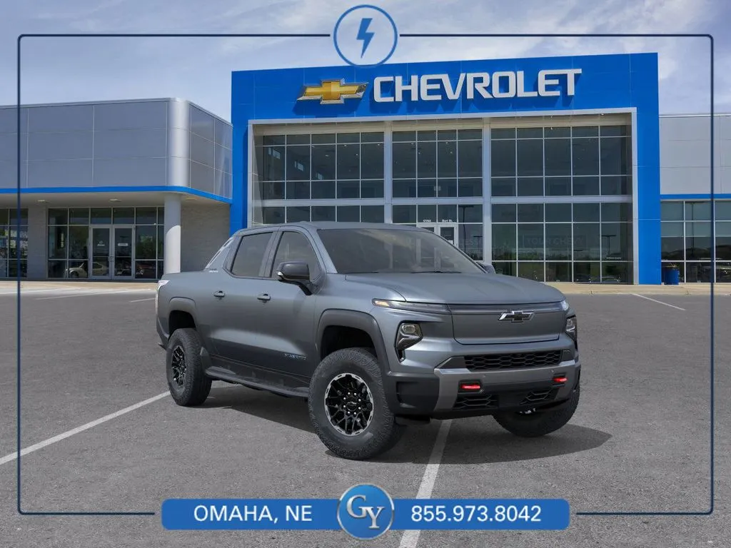 Gray 2026 Chevrolet Silverado EV Trail Boss for sale in Omaha, NE