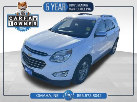 White 2016 Chevrolet Equinox LTZ for sale in Omaha, NE