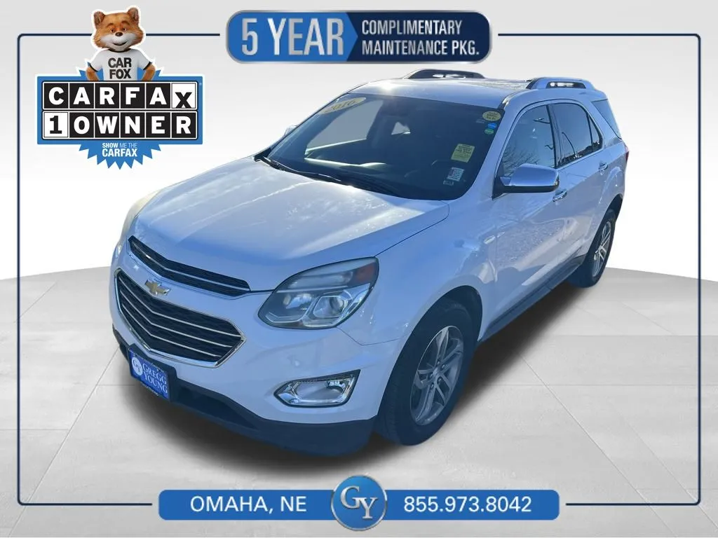 White 2016 Chevrolet Equinox LTZ for sale in Omaha, NE