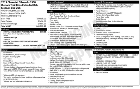 Photos of 2019 Chevrolet Silverado 1500 Custom Trail Boss for sale in Omaha, NE at Gregg Young Chevrolet - Omaha