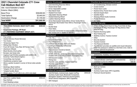 Photos of 2021 Chevrolet Colorado Z71 for sale in Omaha, NE at Gregg Young Chevrolet - Omaha