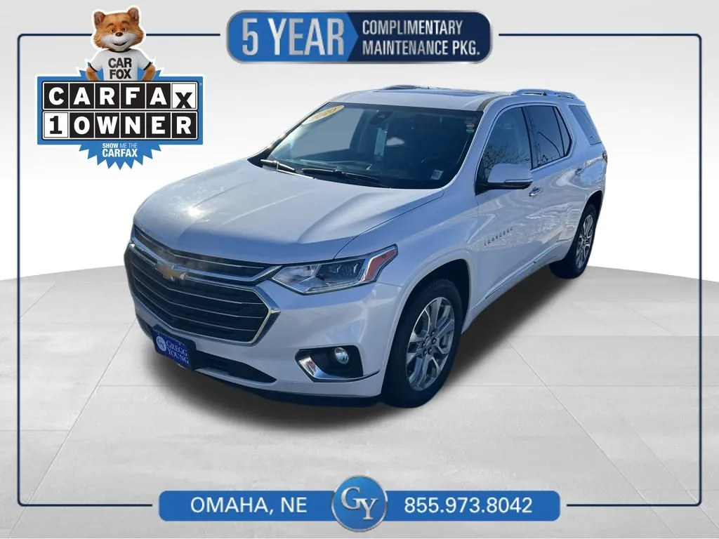 White 2020 Chevrolet Traverse Premier for sale in Omaha, NE