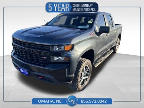 Gray 2019 Chevrolet Silverado 1500 Custom Trail Boss for sale in Omaha, NE