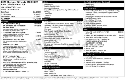 Photos of 2026 Chevrolet Silverado 2500HD LT for sale in Omaha, NE at Gregg Young Chevrolet - Omaha