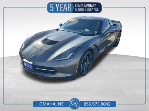Gray 2016 Chevrolet Corvette Stingray Z51 for sale in Omaha, NE