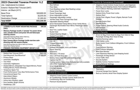 Photos of 2023 Chevrolet Traverse Premier for sale in Omaha, NE at Gregg Young Chevrolet - Omaha