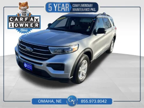 Silver 2022 Ford Explorer XLT for sale in Omaha, NE