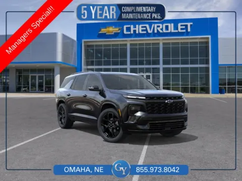 Black 2026 Chevrolet Traverse RS for sale in Omaha, NE