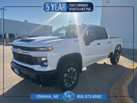 White 2026 Chevrolet Silverado 2500HD Custom for sale in Omaha, NE