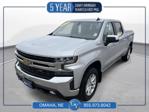 Silver 2019 Chevrolet Silverado 1500 LT for sale in Omaha, NE