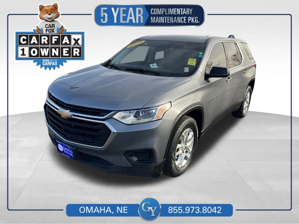 Gray 2019 Chevrolet Traverse LS for sale in Omaha, NE