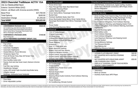 Photos of 2023 Chevrolet TrailBlazer ACTIV for sale in Omaha, NE at Gregg Young Chevrolet - Omaha