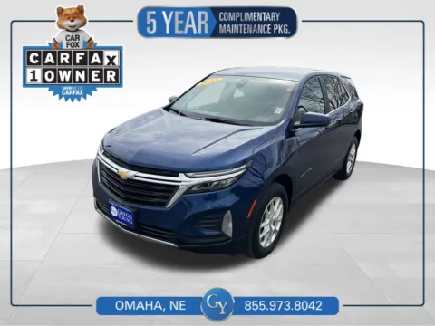 Blue 2023 Chevrolet Equinox LT for sale in Omaha, NE